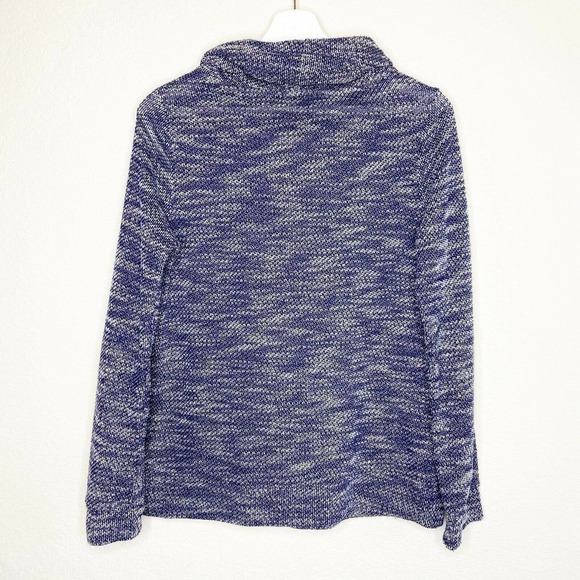 Loveappella Cowl Neck Kangaroo Pocket Sweater - Picture 4 of 5